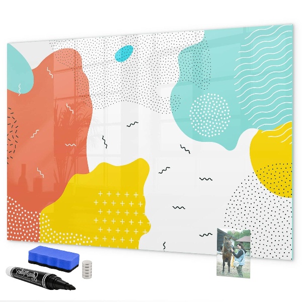 Tableau effaçable magnétique Tableau créatif pour photos et notes