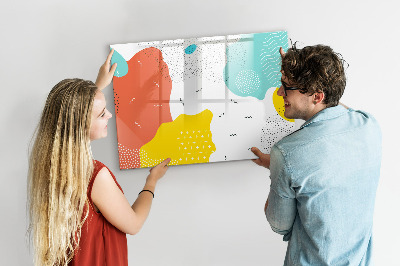Tableau effaçable magnétique Tableau créatif pour photos et notes