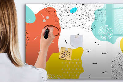 Tableau effaçable magnétique Tableau créatif pour photos et notes