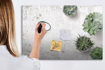 Tableau magnétique effaçable Un tableau élégant pour présenter des photos
