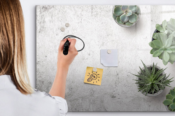 Tableau magnétique effaçable Un tableau élégant pour présenter des photos