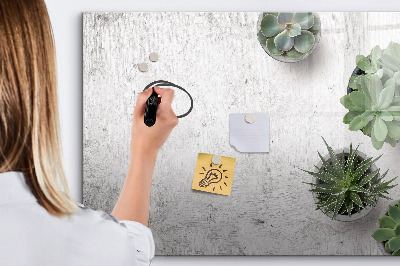Tableau magnétique effaçable Un tableau élégant pour présenter des photos