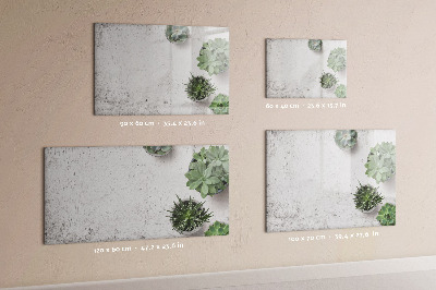 Tableau magnétique effaçable Un tableau élégant pour présenter des photos