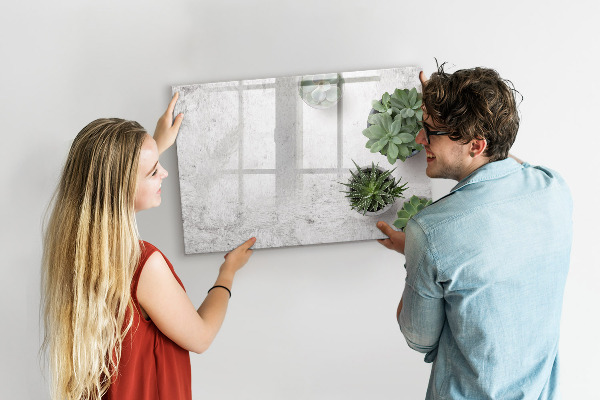 Tableau magnétique effaçable Un tableau élégant pour présenter des photos