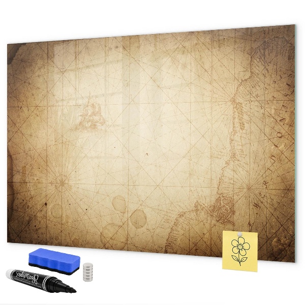 Tableau effaçable magnétique Tableau de notes avec photos et accessoires