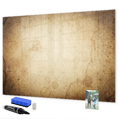 Tableau effaçable magnétique Tableau de notes avec photos et accessoires