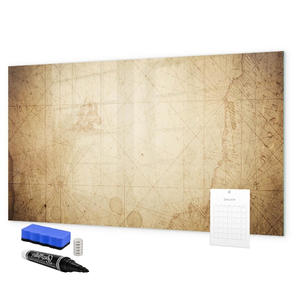 Tableau effaçable magnétique Tableau de notes avec photos et accessoires