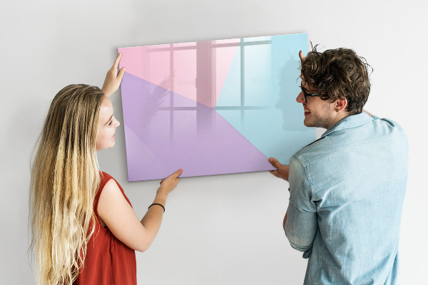 Tableau effaçable magnétique Un tableau coloré pour les notes et les photos