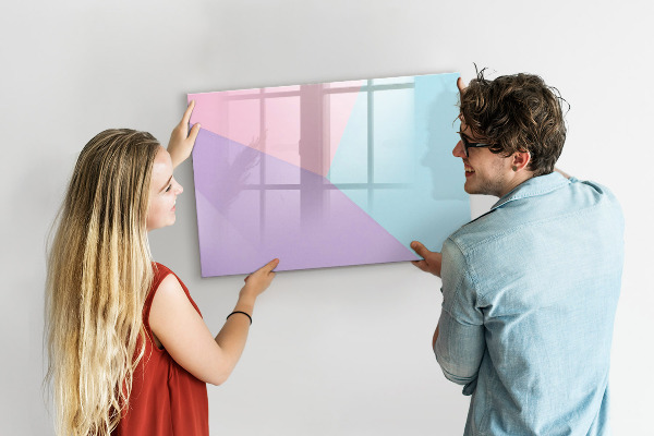 Tableau effaçable magnétique Un tableau coloré pour les notes et les photos