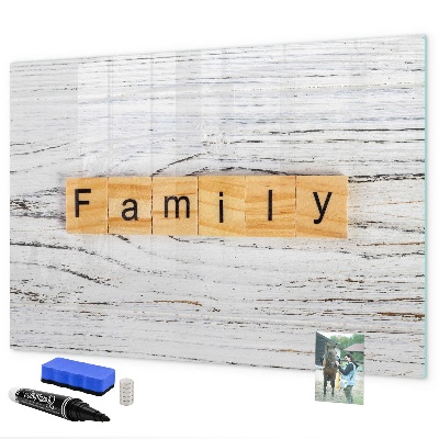 Tableau effaçable magnétique Tableau pour photos et notes
