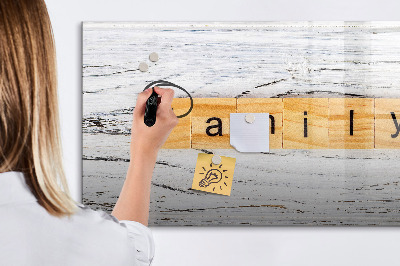 Tableau effaçable magnétique Tableau pour photos et notes