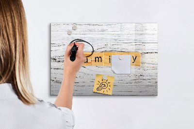 Tableau effaçable magnétique Tableau pour photos et notes
