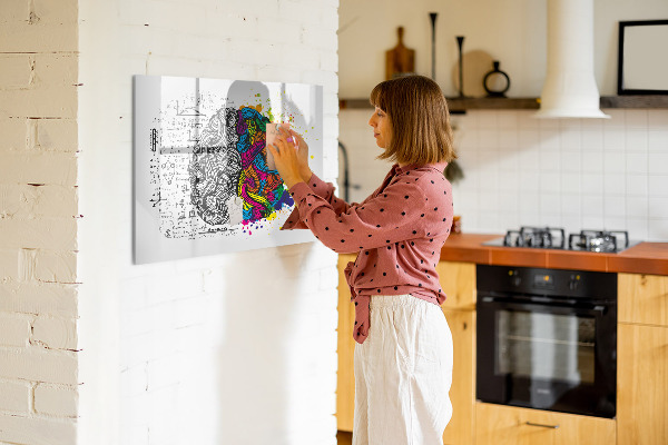 Tableau effaçable magnétique Un espace créatif pour les souvenirs et les idées