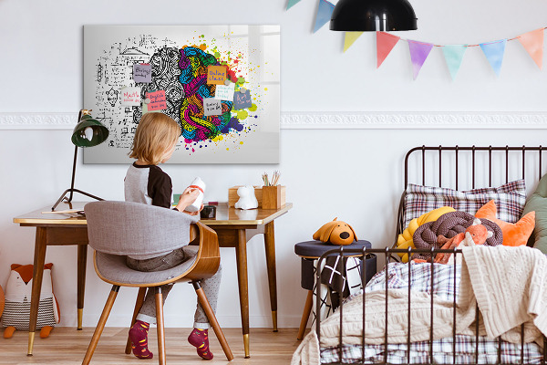 Tableau effaçable magnétique Un espace créatif pour les souvenirs et les idées