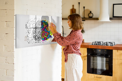 Tableau effaçable magnétique Un espace créatif pour les souvenirs et les idées