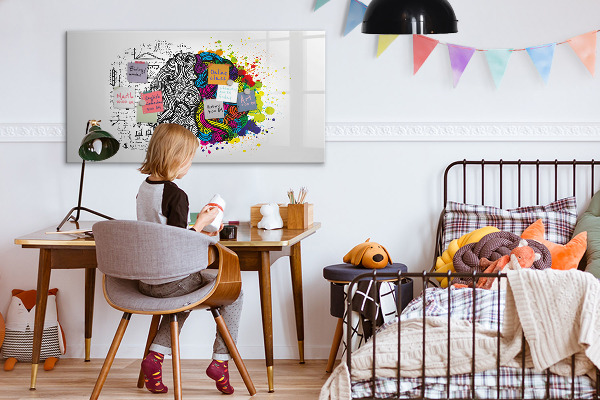 Tableau effaçable magnétique Un espace créatif pour les souvenirs et les idées