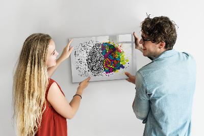 Tableau effaçable magnétique Un espace créatif pour les souvenirs et les idées