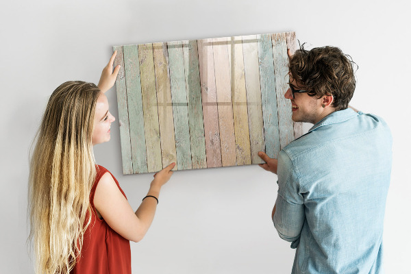 Tableau effaçable magnétique Un tableau coloré pour les photos et les notes