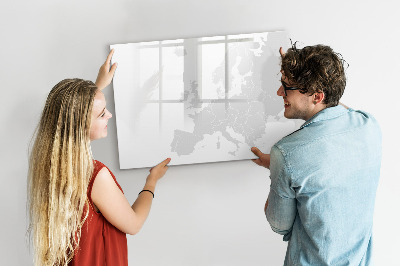Tableau effaçable magnétique Affiche interactive pour photos et notes