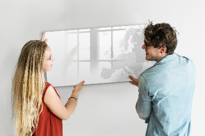 Tableau effaçable magnétique Affiche interactive pour photos et notes