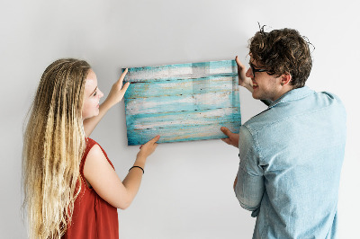 Tableau magnétique effaçable Un tableau coloré pour les notes et les photos