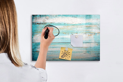 Tableau magnétique effaçable Un tableau coloré pour les notes et les photos