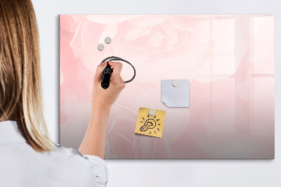 Tableau magnétique effaçable Un tableau pour présenter des souvenirs et des photos