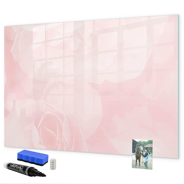 Tableau magnétique effaçable Un tableau pour présenter des souvenirs et des photos