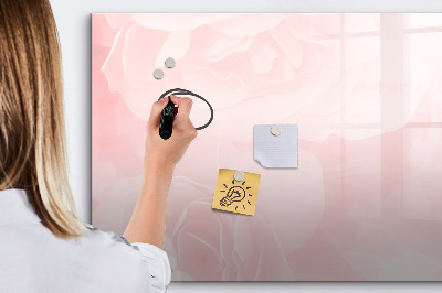 Tableau magnétique effaçable Un tableau pour présenter des souvenirs et des photos