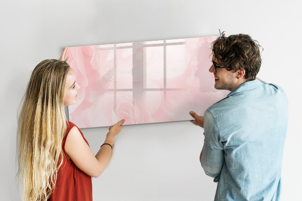 Tableau magnétique effaçable Un tableau pour présenter des souvenirs et des photos