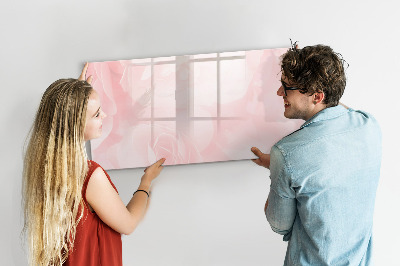 Tableau magnétique effaçable Un tableau pour présenter des souvenirs et des photos