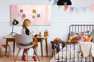 Tableau magnétique effaçable Un tableau pour présenter des souvenirs et des photos