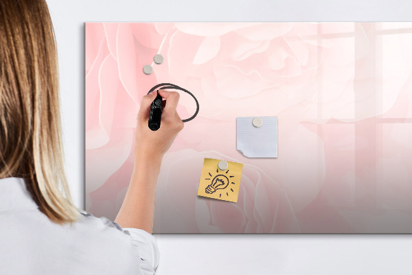 Tableau magnétique effaçable Un tableau pour présenter des souvenirs et des photos