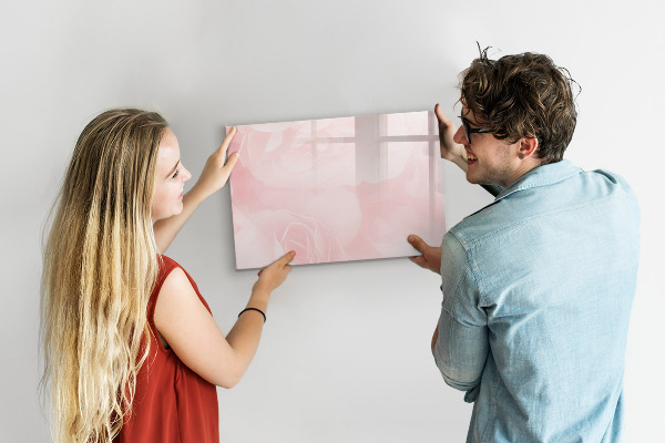 Tableau magnétique effaçable Un tableau pour présenter des souvenirs et des photos