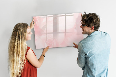 Tableau magnétique effaçable Un tableau pour présenter des souvenirs et des photos
