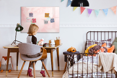 Tableau magnétique effaçable Un tableau pour présenter des souvenirs et des photos