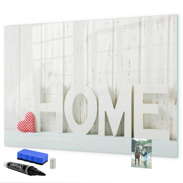 Tableau magnétique effaçable Décoration murale avec des souvenirs personnels