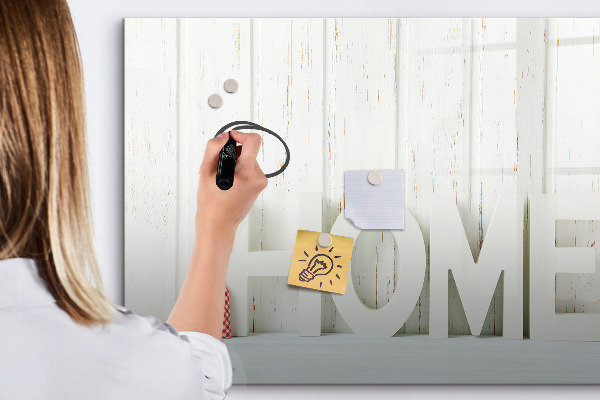 Tableau magnétique effaçable Décoration murale avec des souvenirs personnels