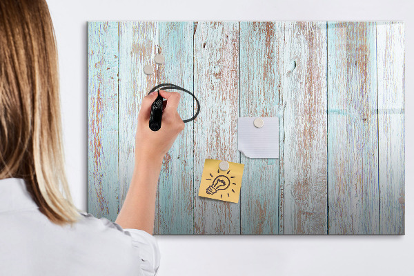Tableau magnétique effaçable Un tableau pour épingler des souvenirs et des notes