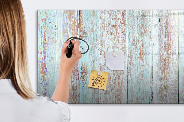 Tableau magnétique effaçable Un tableau pour épingler des souvenirs et des notes