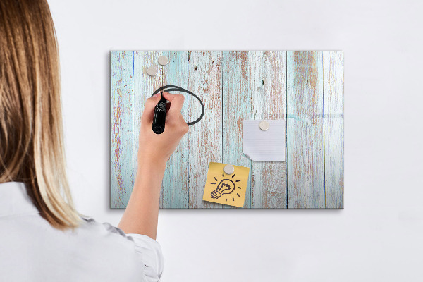 Tableau magnétique effaçable Un tableau pour épingler des souvenirs et des notes