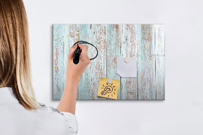 Tableau magnétique effaçable Un tableau pour épingler des souvenirs et des notes