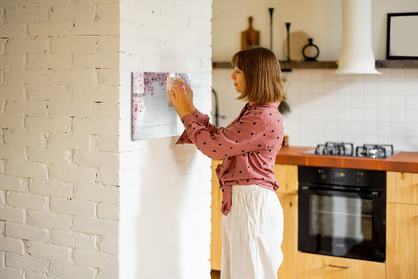 Tableau effaçable magnétique Un espace créatif pour présenter des photos