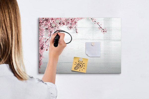 Tableau effaçable magnétique Un espace créatif pour présenter des photos