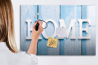 Tableau magnétique effaçable Décoration murale sur le thème de la maison
