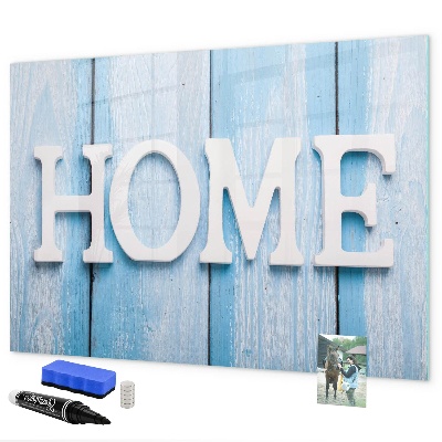 Tableau magnétique effaçable Décoration murale sur le thème de la maison