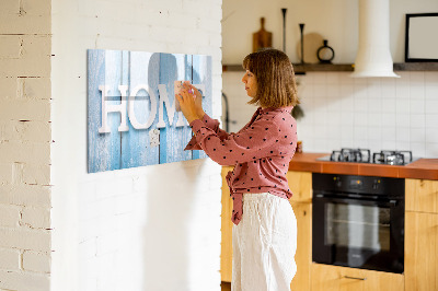 Tableau magnétique effaçable Décoration murale sur le thème de la maison
