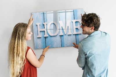 Tableau magnétique effaçable Décoration murale sur le thème de la maison