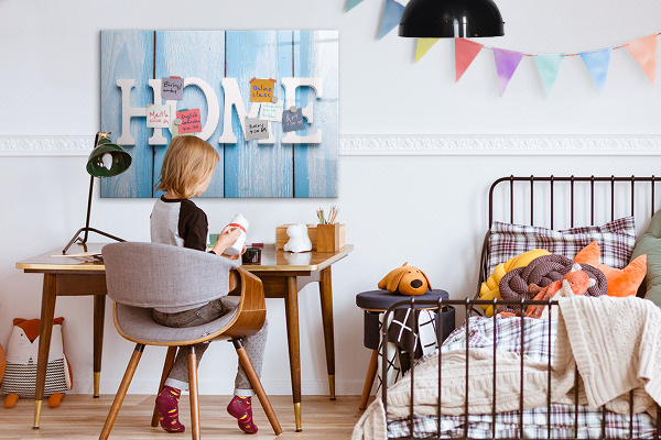 Tableau magnétique effaçable Décoration murale sur le thème de la maison