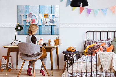 Tableau magnétique effaçable Décoration murale sur le thème de la maison